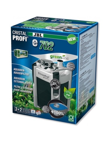 JBL Cristal Profi Greenline E 702 filtro esterno per acquari fino a 200 litri