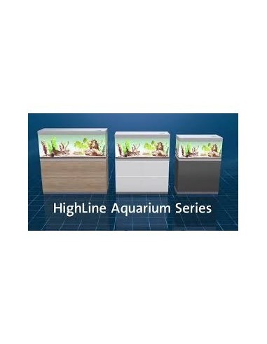 Acquario OASE HighLine 200 con Supporto in Legno di Faggio Nero Lucido