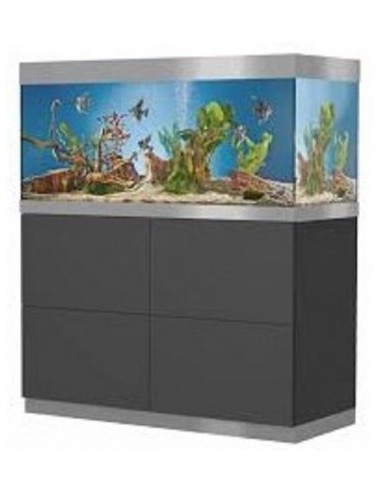 Acquario OASE HighLine 200 con Supporto in Legno di Faggio Nero Lucido