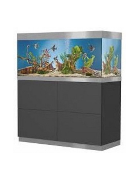 Acquario OASE HighLine 200 con Supporto in Legno di Faggio Nero Lucido