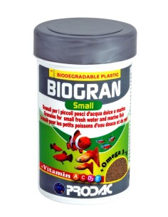 Prodac Biogran mangime in granuli small 250ml/130g