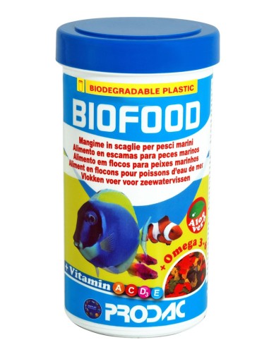 PRODAC BIOFOOD MANGIME IN SCAGLIE PER PESCI MARINI 250/50G