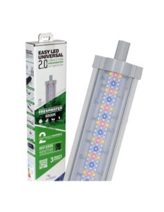 Aquatlantis easy led Universal 2.0 Freshwater Plafoniera LED Attacchi T5 e T8 1200 mm - 68000k - 52W