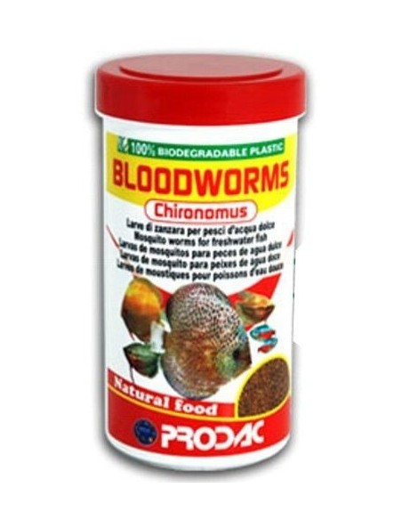 Prodac Bloodworms 250ml / peso 20gr - Chironomus Liofilizzati