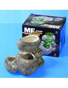 Up Aqua Ceramic Bonsai Stone Planter (Medium) per  Piante acquatiche vive