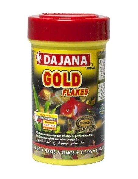 Dajana Gold flakes 100 ml mangime per pesci rossi