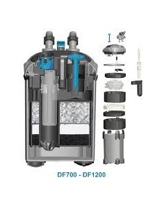 Prodac filtro esterno con lampada UV DF700 per acquari da 100  a 200