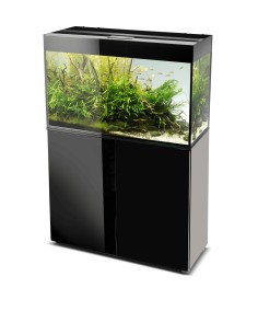 ACQUARIO AQUAEL GLOSSY 100 BLACK ACQUARIO 215LT CON SUPPORTO 2