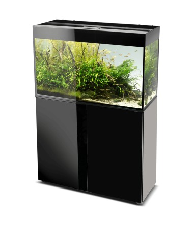 ACQUARIO AQUAEL GLOSSY 100 BLACK ACQUARIO 215LT CON SUPPORTO