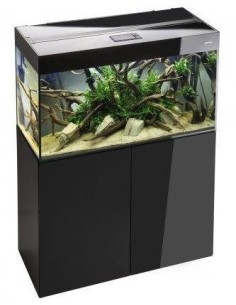 ACQUARIO AQUAEL GLOSSY 100 BLACK ACQUARIO 215LT CON SUPPORTO