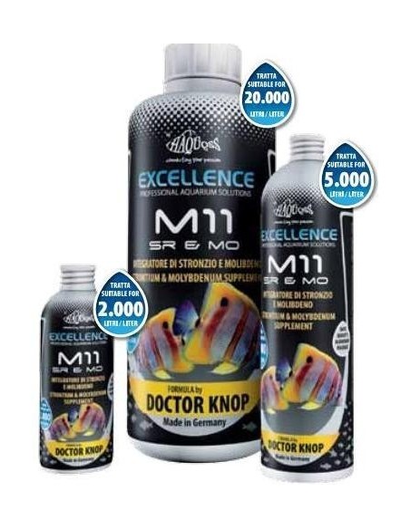 Haquoss excellence M11 integratore di Stronzio e molibdeno ml 100 x lt 2000