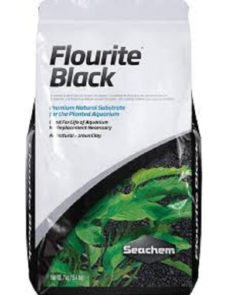 Seachem Flourite black 3.5 Kg (Fondo fertile  / substrato per le piante di acquari d'acqua dolce)