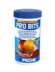 Prodac pro bits mangime in granuli per Discus  100 gr 250 ml