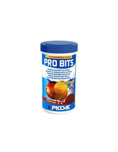 Prodac pro bits mangime in granuli per Discus  100 gr 250 ml