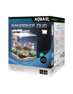 Aquael nano reef duo 35 bianco lt.49 35x35x40 cm 2