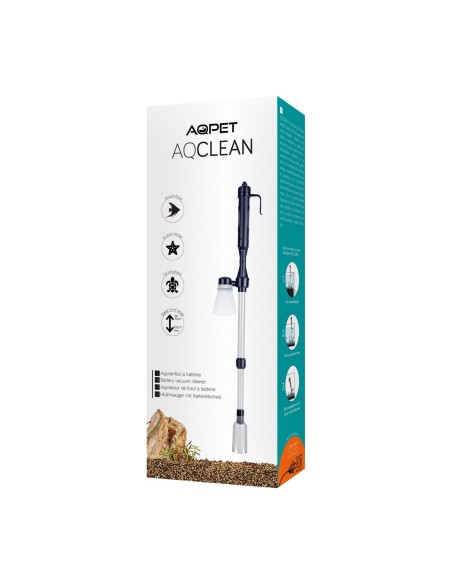 AQpet aspirarifiuti AQclean a batteria con alimentatore 12 v