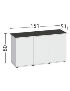 Juwel Supporto Rio 450 sbx Bianco - cm151x51x80H