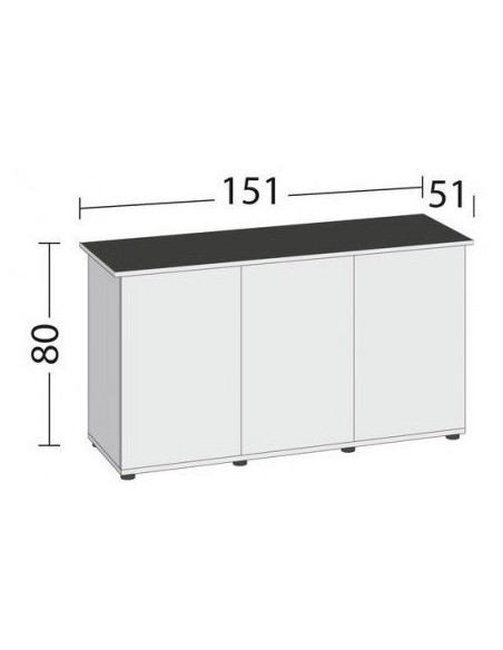 Juwel Supporto Rio 450 sbx Bianco - cm151x51x80H