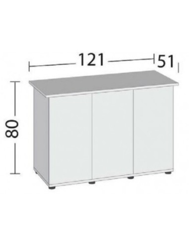 Juwel Supporto Rio 300/350 sbx bianco - cm121x51x73H
