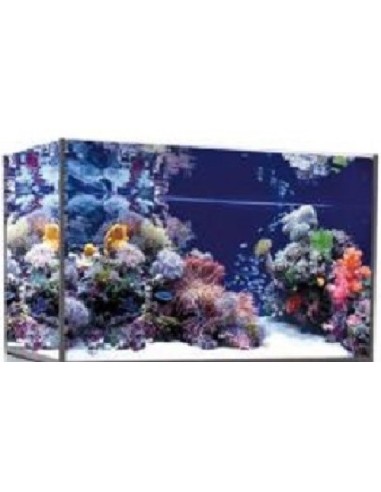 Vasca Acquario Artigianale Professionale  IN TOTAL VETRO EXTRA CHIARO - 120X40X50H -300LT  (solo vasca)