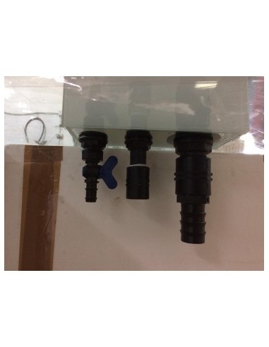 Vasca Acquario Artigianale Professionale IN TOTAL VETRO EXTRA CHIARO 140X40X60H - 336LT (con supporto)