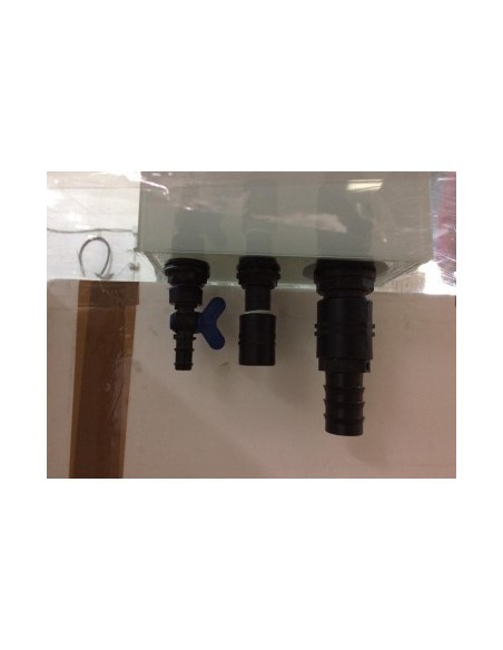 Vasca Acquario Artigianale Professionale IN TOTAL VETRO EXTRA CHIARO 140X40X60H - 336LT (con supporto)