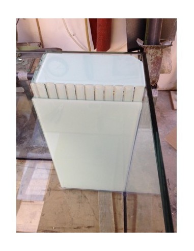 Vasca Acquario Artigianale Professionale IN TOTAL VETRO EXTRA CHIARO 140X40X60H - 336LT (con supporto)