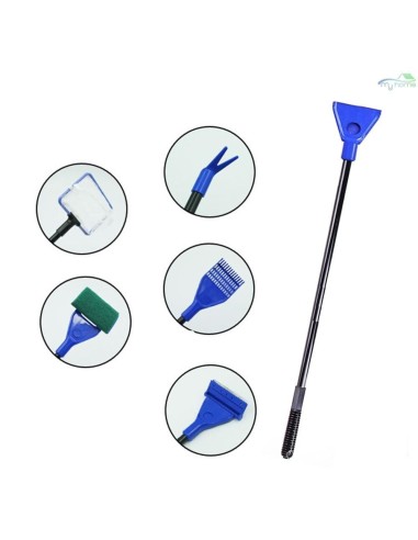 JENGCA SET TOOL 5 IN 1 RASCHIETTO PULIZIA ACQUARI 45 cm lunghezza