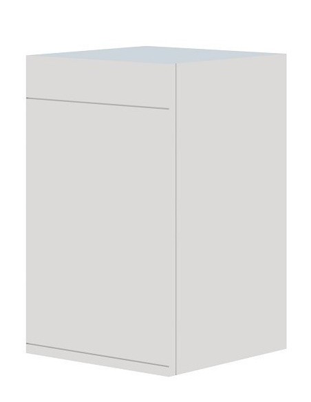 AQPet Kit Acquario Kubic 50 bianco con supporto in vetro extra chiaro