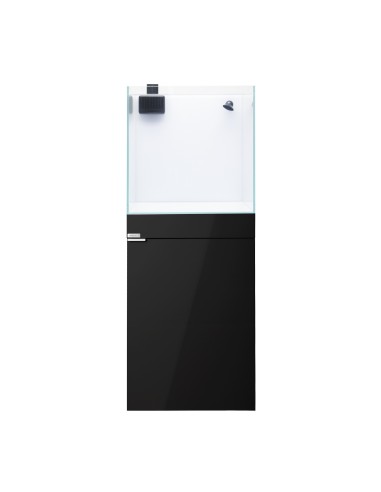 AQPet Kit Acquario Kubic 50 bianco con supporto in vetro extra chiaro