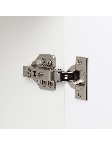 AQPet Kit Acquario Kubic 120 bianco con supporto in vetro extrachiaro