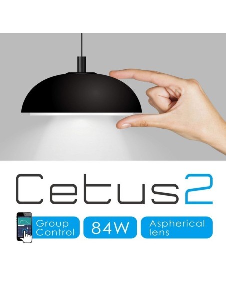 AQPet Kit Acquario Kubic 90 nero laccato con supporto vetro extrachiaro accessoriato di tutta la tecnica