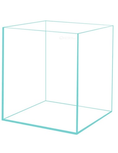 Vasca Acquario Artigianale Professionale  IN TOTAL VETRO EXTRA CHIARO -  50x50x80H -200LT  (solo vasca)