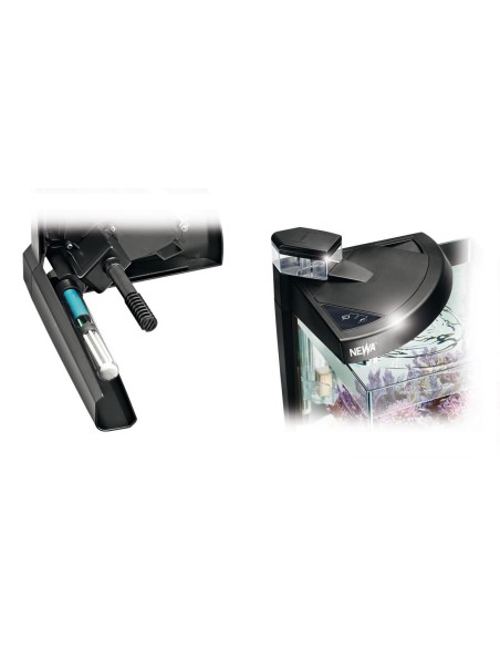 Newa Acquario Newamore Marine NMO 30 Nero 28 litri con Supporto