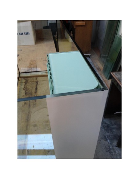 Vasca Acquario Artigianale Professionale  IN TOTAL VETRO EXTRA CHIARO -  150X80X60H - 720LT (CON SUPPORTO MOBILE)