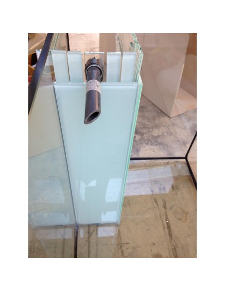 Vasca Acquario Artigianale Professionale  IN TOTAL VETRO EXTRA CHIARO -  150X80X60H - 720LT (CON SUPPORTO MOBILE)