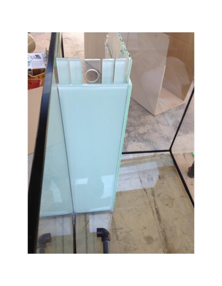 Vasca Acquario Artigianale Professionale  IN TOTAL VETRO EXTRA CHIARO -  150X80X60H - 720LT (CON SUPPORTO MOBILE)