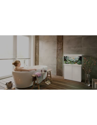 Juwel Acquario Rio 350 Bianco con Supporto (Nuovo Modello con Illuminazione Led)