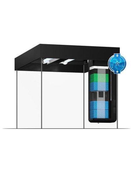 Juwel Acquario Lido 120 Nero con supporto (Nuovo Modello con Illuminazione Led)