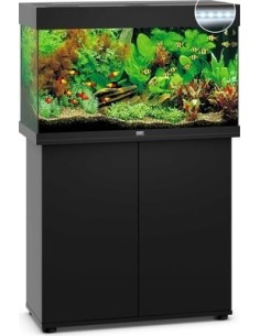 Juwel acquario Rio 125 nero con illuminazione a led (senza supporto)