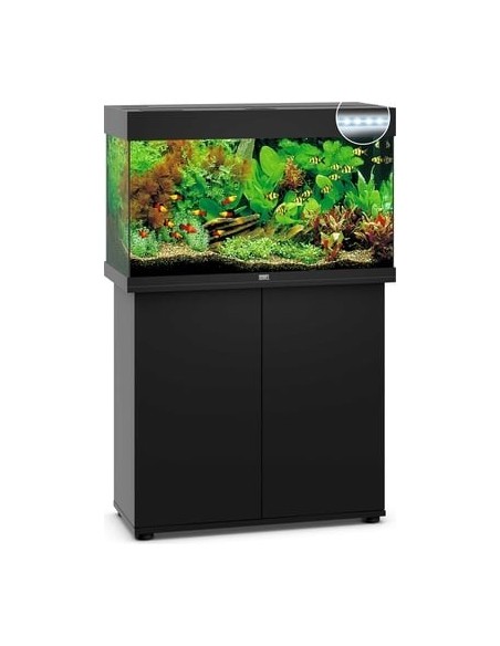 Juwel acquario Rio 125 nero con illuminazione a led (senza supporto)