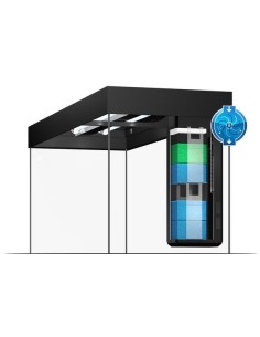 Juwel acquario Rio 125 nero con illuminazione a led (senza supporto) 2