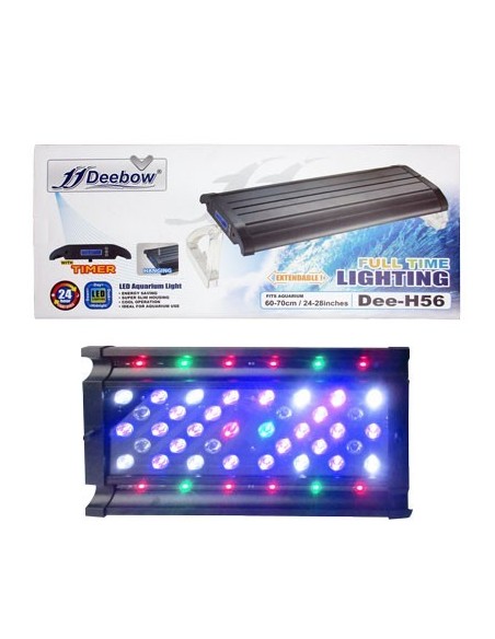 Deebow  full time plafoniera dee-h56 estendibile 60-70 cm nera