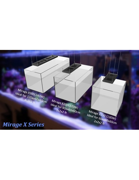 Plafoniera led dimmerabile MIRAGE X 150 - 135W con Wi FI control - cm 41x22x4h
