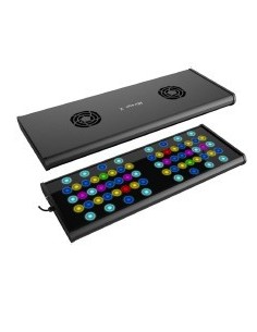 Plafoniera led dimmerabile MIRAGE X 200 - 180W con Wi FI control - cm 58x22x4h