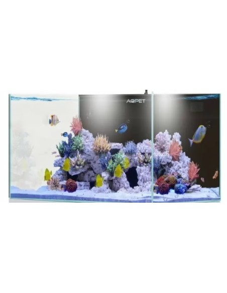 AQPet Vasca Acquario Acqua 120 Reef in total vetro extrachiaro cm120x50x50h