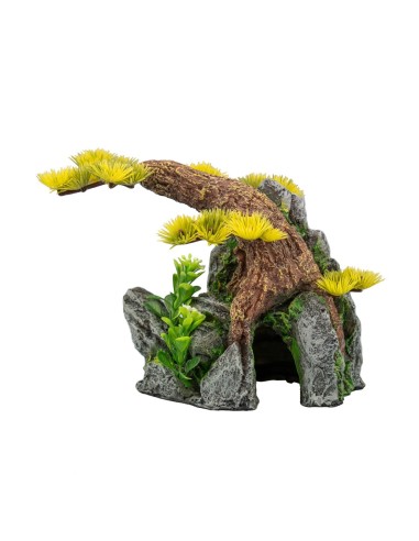 Aqpet Decorart Decori per Acquari mod. BONSAI ZEN M 19x12.5x15cm