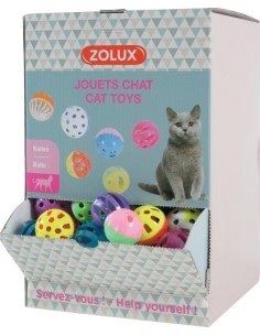 Zolux pallina gioco gatto sonora colori assortiti