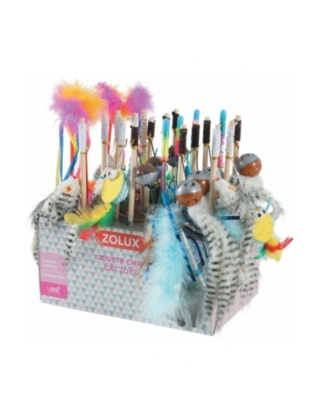 Zolux gioca gatti canna da pesca 30 cm