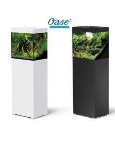 Oase Acquario StyleLine 85 Set bianco con supporto 2